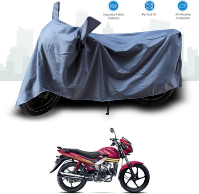 GOSHIV-car and bike accessories Two Wheeler Cover for Mahindra(Centuro Rockstar, Grey)