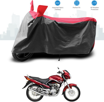 GOSHIV-car and bike accessories Two Wheeler Cover for Yamaha(Gladiator RS, Red)