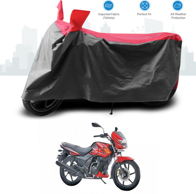 GOSHIV-car and bike accessories Two Wheeler Cover for TVS(Flame DS 125, Red)