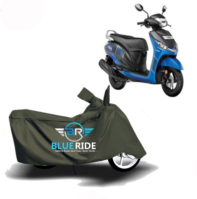 BLUERIDE Two Wheeler Cover for Yamaha(Alpha, Green)