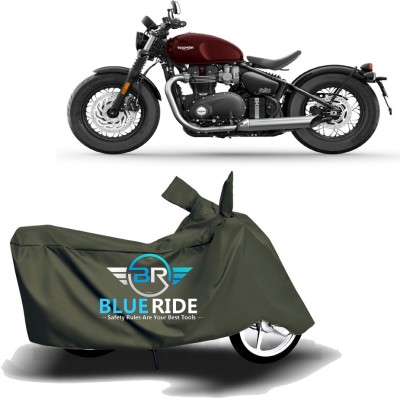 BLUERIDE Two Wheeler Cover for Triumph(Bonneville Bobber, Green)