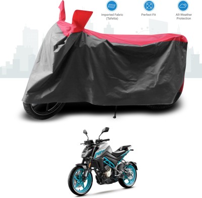 GOSHIV-car and bike accessories Two Wheeler Cover for CFMoto(300NK, Red)