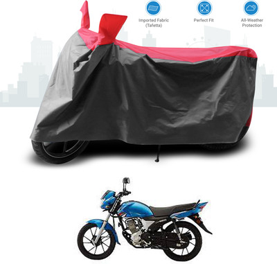 GOSHIV-car and bike accessories Two Wheeler Cover for Yamaha(Saluto RX, Red)