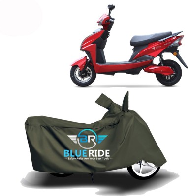 BLUERIDE Two Wheeler Cover for Techo Electra(Raptor, Green)