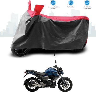 GOSHIV-car and bike accessories Two Wheeler Cover for Yamaha(FZ1, Red)