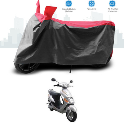 GOSHIV-car and bike accessories Two Wheeler Cover for Hero(Electric E-Sprint, Red)