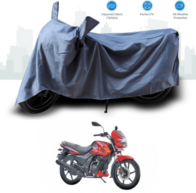 GOSHIV-car and bike accessories Two Wheeler Cover for TVS(Flame DS 125, Grey)