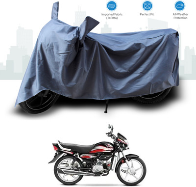 GOSHIV-car and bike accessories Two Wheeler Cover for Hero(MotoCorp Pleasure Plus, Grey)