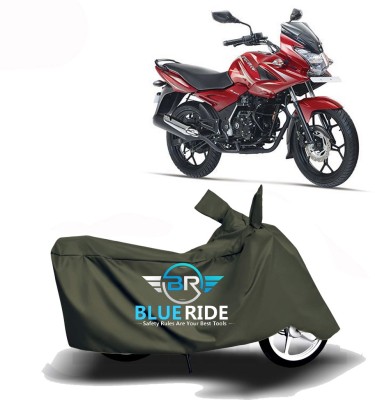 BLUERIDE Two Wheeler Cover for Bajaj(Discover 125 DTS-i, Green)