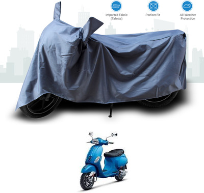 GOSHIV-car and bike accessories Two Wheeler Cover for Piaggio(Vespa SXL 125, Grey)