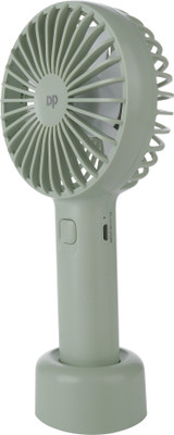 Dp 7631 (RECHARGEABLE PORTABLE USB FAN) 2000mAh Lithium Battery Mini USB Fan(Green)