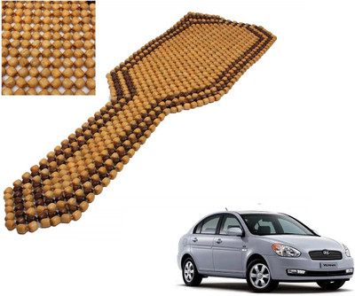 AuTO ADDiCT Wooden Bead Seating Pad For  Hyundai Verna(Front Seats Brown)