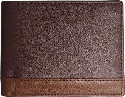 MEXUS Men Brown, Tan Artificial Leather Wallet(3 Card Slots)