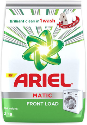 Ariel Matic Front Load Detergent Washing Powder 2 kg Detergent Powder(2 kg)