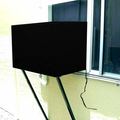 A CUBE LUXURY SOLUTIONS Air Conditioner  Cover(Width: 63 cm, Black)