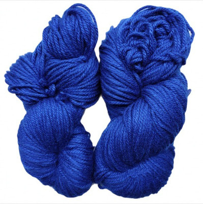 JEFFY Motu Thick Chunky Wool Hand Knitting Yarn (Royal Blue) (Hanks-200gms) Shade No-29