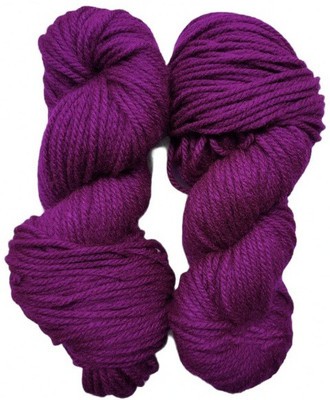 JEFFY Motu Thick Chunky Wool Hand Knitting Yarn (Purple ) (Hanks-200gms) Shade No-28