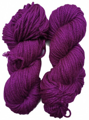 JEFFY Motu Thick Chunky Wool Hand Knitting Yarn (Purple) (Hanks-300gms) Shade No-28