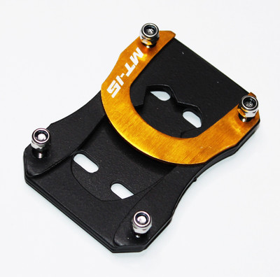 OBEROI'S TRADERS Premium MS Side Stand Extender for MT15 ( Gold ) Bike Crash Guard(Yamaha)