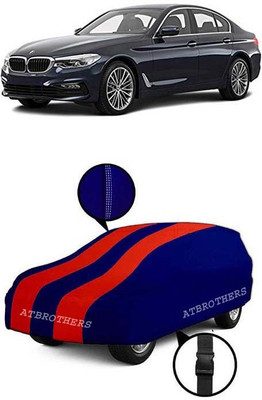 ATBROTHERS Car Cover For BMW 3 Series (Without Mirror Pockets)(Blue, Red)