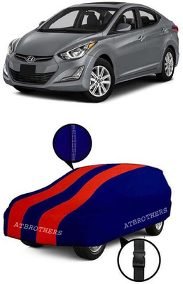 ATBROTHERS Car Cover For Hyundai Elantra, Elantra 1.6 CRDI, Elantra 2.0 S MT, Elantra CRDi Base, Elantra GLS (Without Mirror Pockets)(Blue, Red)
