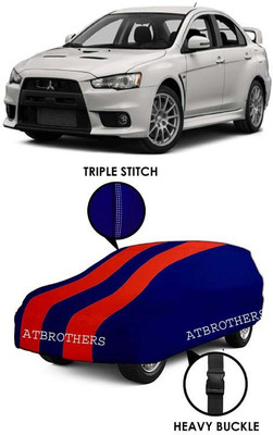 ATBROTHERS Car Cover For Mitsubishi Lancer (Without Mirror Pockets)(Blue, Red)