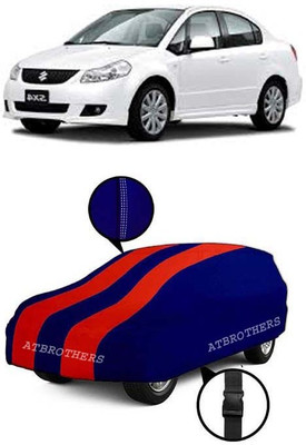 ATBROTHERS Car Cover For Maruti Suzuki SX4 (Without Mirror Pockets)(Blue, Red, For 2021 Models)