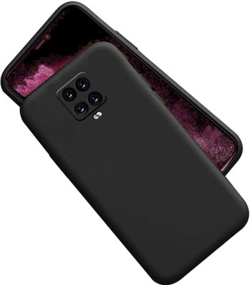 MOBILOVE Back Cover for Mi Redmi Note 9 Pro / Note 9 Pro Max / Poco M2 Pro | Slim Matte Soft Silicone TPU Back Case(Black, Camera Bump Protector, Silicon, Pack of: 1)