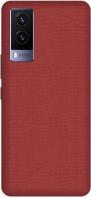 itrusto Back Cover for vivo V21e, vivo V21e Plain Wine Colour BACK COVER(Multicolor, Hard Case, Pack of: 1)