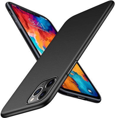 Aaralhub Back Cover for Apple iPhone 12 Pro Max(Black, Camera Bump Protector)
