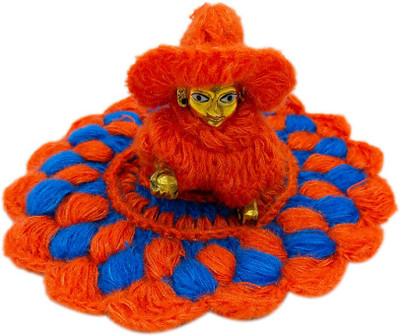 Ecommall Laddu Gopal Winter Dress Size 0 Woolen Poshak Clothes Dress(Wool)