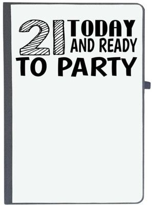 UDNAG Handcrafted Gift A5 Diary Ruled 80 Pages(Black)