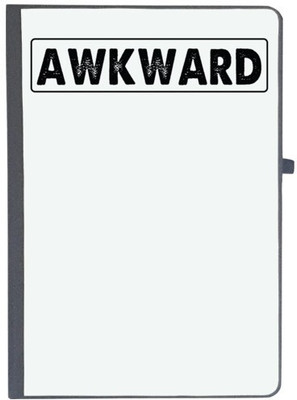 UDNAG Handcrafted Gift A5 Diary Ruled 80 Pages(Black)