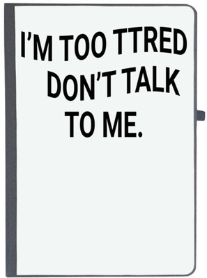 UDNAG Handcrafted Gift A5 Diary Ruled 80 Pages(White)