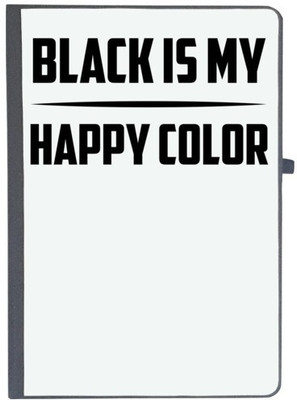 UDNAG Handcrafted Gift A5 Diary Ruled 80 Pages(Black)