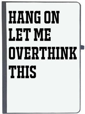 UDNAG Handcrafted Gift A5 Diary Ruled 80 Pages(Black)