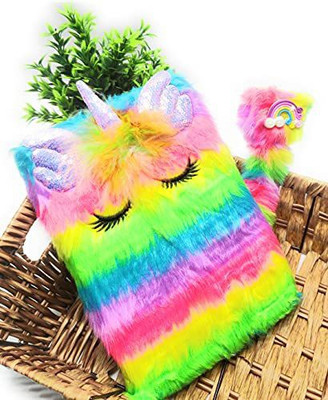 Tera13 unicorn A5 Diary ruled 80 Pages(Multicolor, Pack of 2)