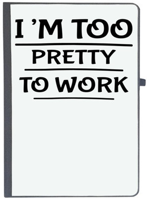 UDNAG Handcrafted Gift A5 Diary Ruled 80 Pages(Black)