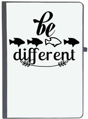 UDNAG Handcrafted Gift A5 Diary Ruled 80 Pages(Black)