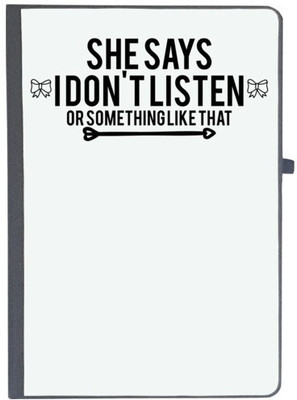 UDNAG Handcrafted Gift A5 Diary Ruled 80 Pages(Black)