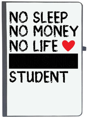 UDNAG Handcrafted Gift A5 Diary Ruled 80 Pages(Black)
