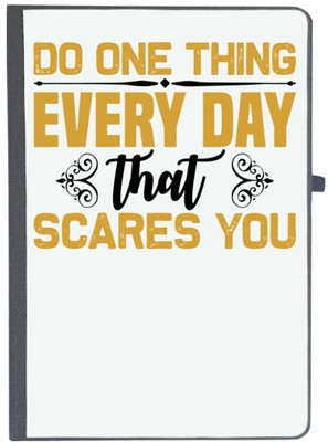 UDNAG Handcrafted Gift A5 Diary Ruled 80 Pages(Black)