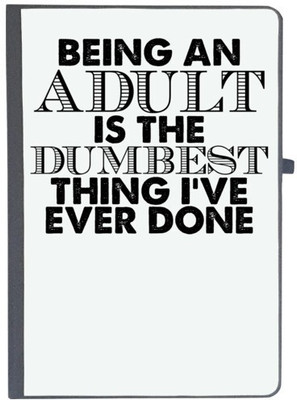 UDNAG Handcrafted Gift A5 Diary Ruled 80 Pages(Black)