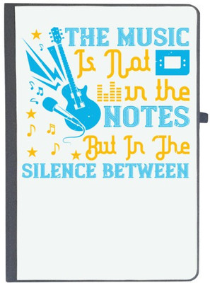 UDNAG Handcrafted Gift A5 Diary Ruled 80 Pages(Black)