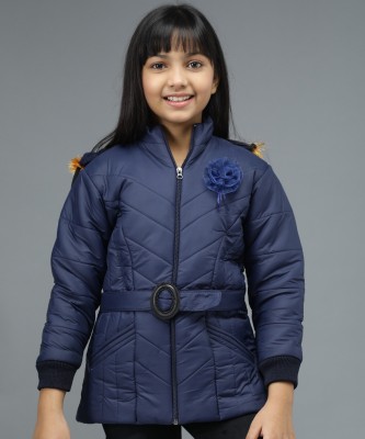 Trendy World Full Sleeve Solid Girls Jacket