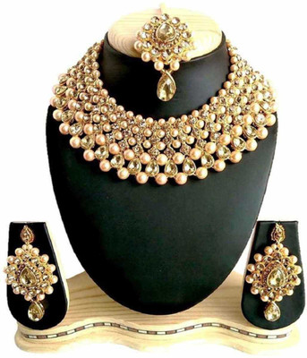 TWOLOVER Alloy Gold-plated Gold Jewellery Set(Pack of 1)