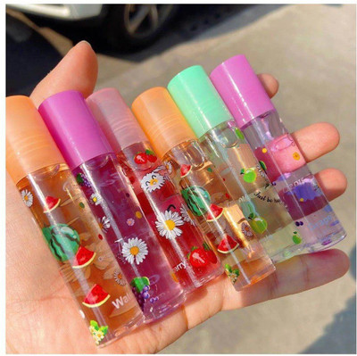 ADJD Bright Lipgloss Moisturize Lip Oil Glossy Jelly Lip Glaze Mirror Water Lip Gloss Set OF 6(21 ml, MULTI COLOR)