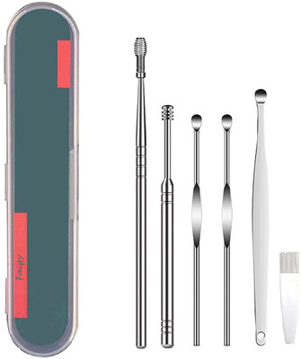 Faigy Beauty 6 Pack Ear Wax Removal Tool Kit with Light, Ear...