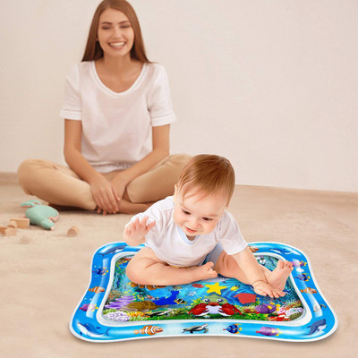 STARKENDY PVC (Polyvinyl Chloride) Baby Play Mat(Blue, Medium)