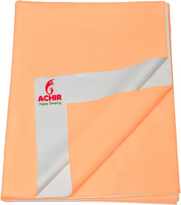 ACHIR Cotton Baby Bed Protecting Mat(Orange, Large)